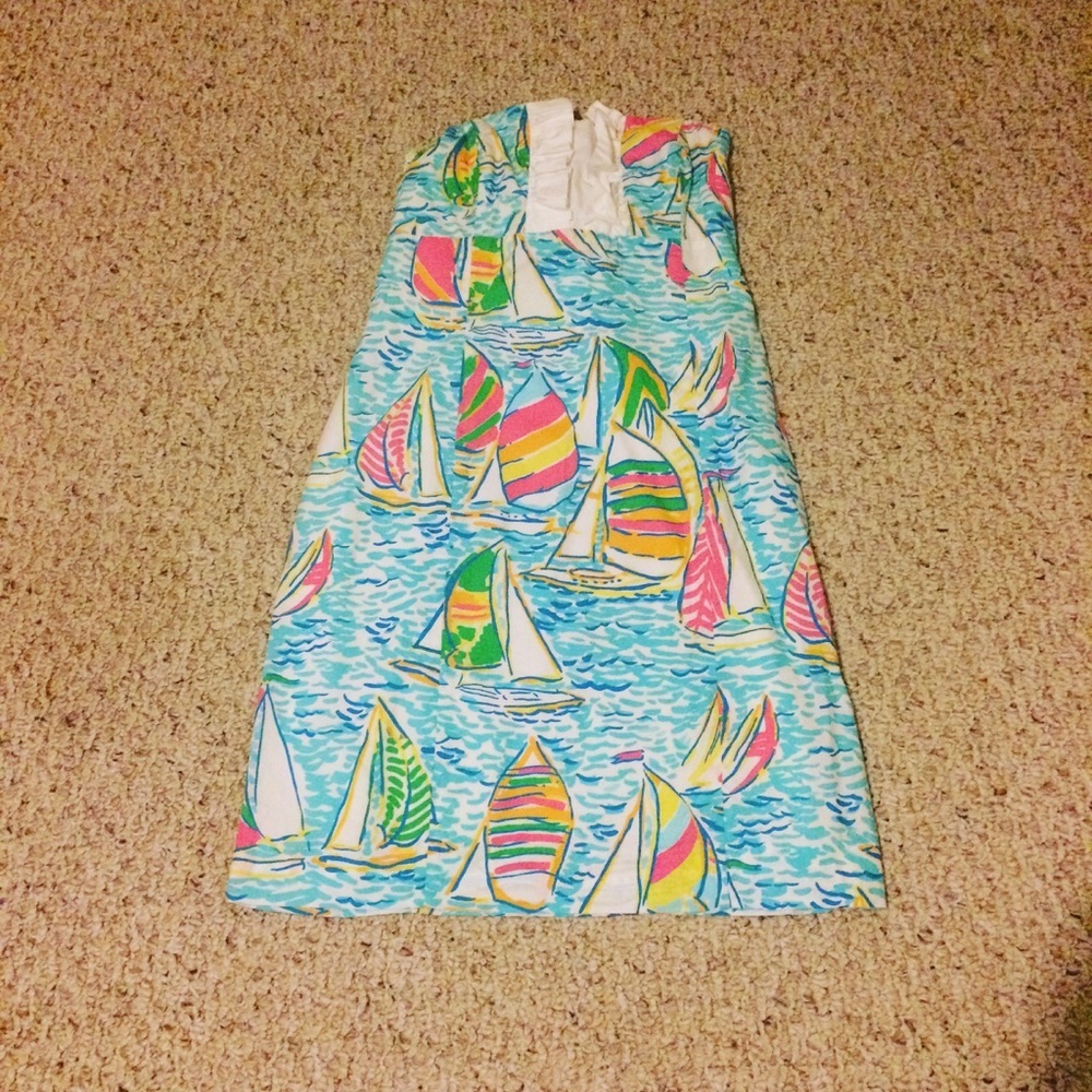 HTF Lilly Pulitzer Original YGR Franco Dress, SZ 0​ - Picture 2 of 3